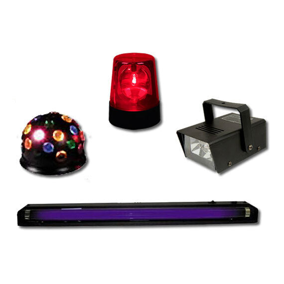 MBT Lighting DPP4 Professional Disco Party Lighting Pack