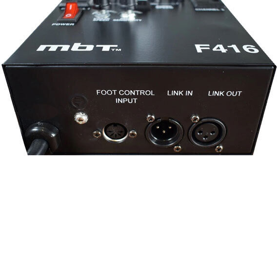 MBT Lighting F416 DJ Stage 4-Channel Chase Controller with Footswitch — view 2