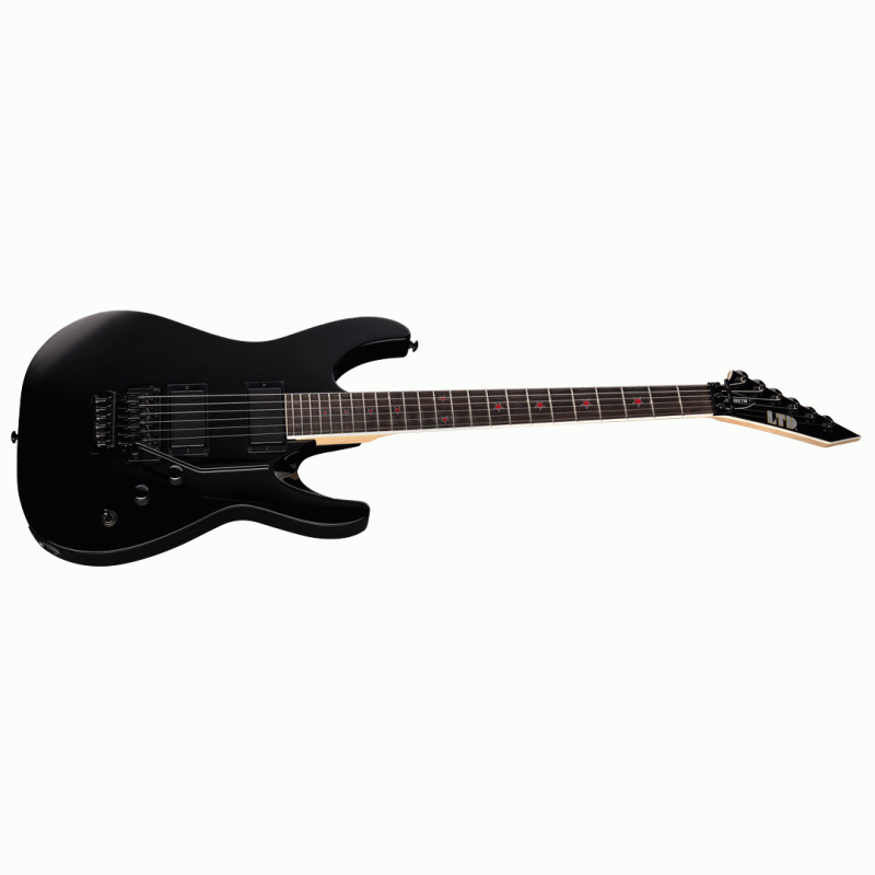 ESP LTD Jeff Hanneman JH-200 CTM Electric Guitar Black Finish — view 3