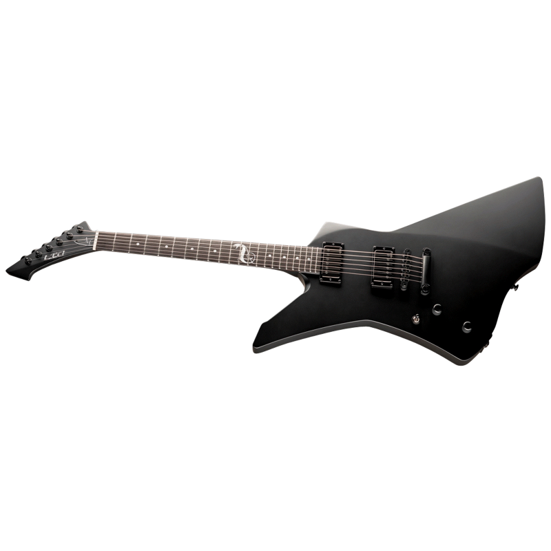 LTD James Hetfield Snakebyte Black Left Hand Guitar — view 3