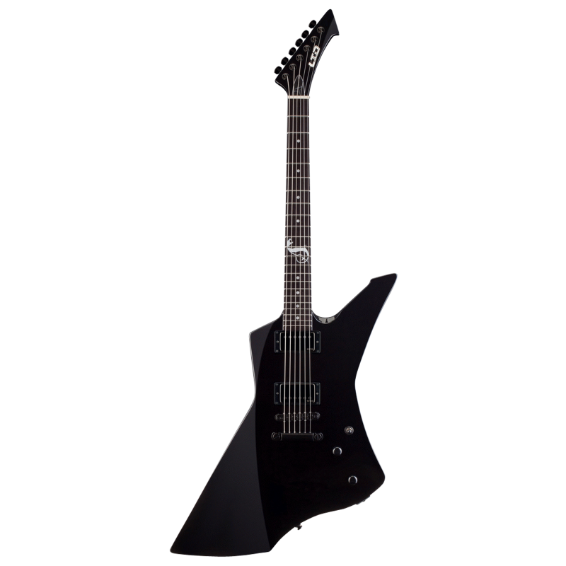 LTD James Hetfield Snakebyte Electric Guitar Black Satin