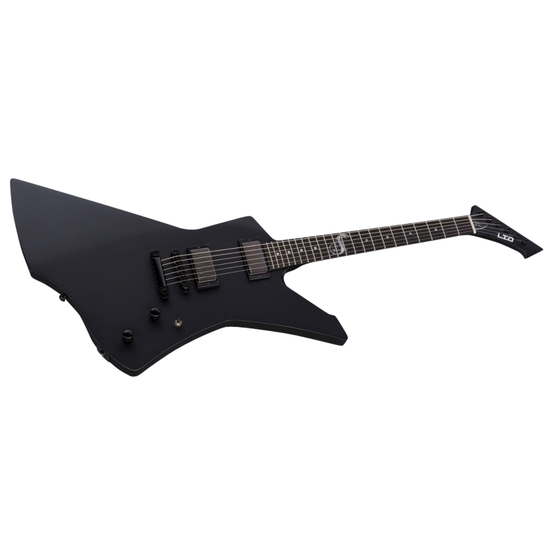 LTD James Hetfield Snakebyte Electric Guitar Black Satin — view 3