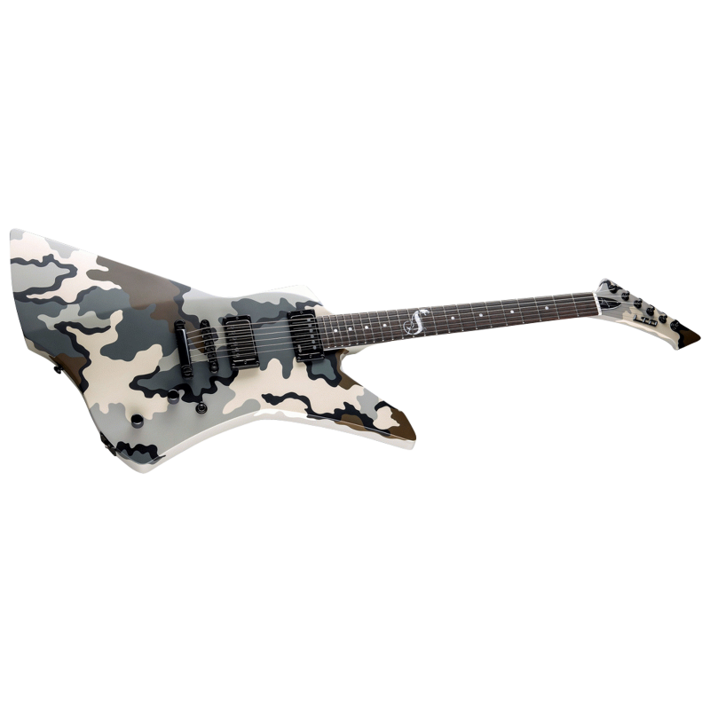 LTD James Hetfield Snakebyte Camo Electric Guitar with Hardshell Case — view 3