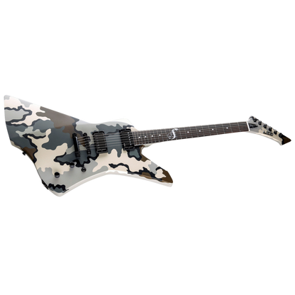 LTD James Hetfield Snakebyte Camo Electric Guitar with Hardshell Case — view 3