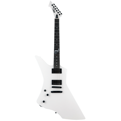 LTD James Hetfield Snakebyte White Left Handed Guitar