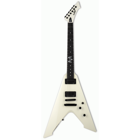 LTD James Hetfield Vulture Olympic White Electric Guitar