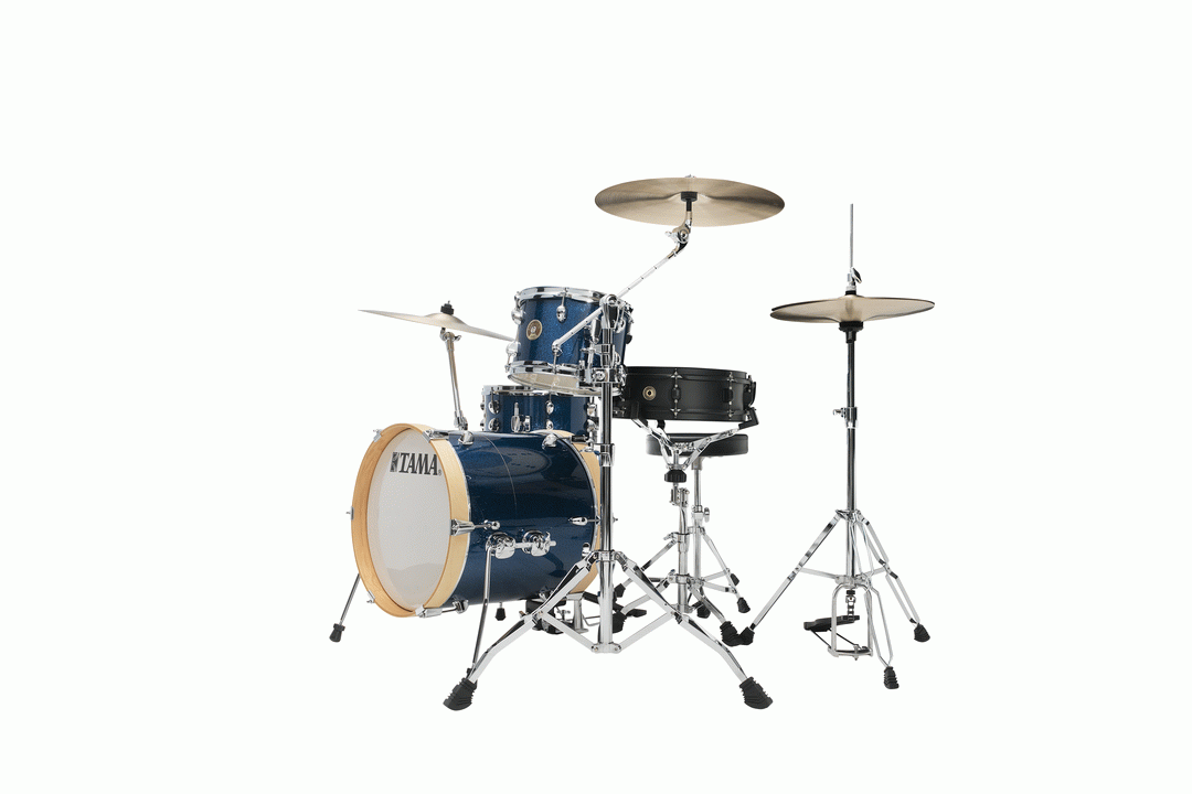 TAMA LJK36H3 ISP Club Jam Suitcase Kit with Portable Bass Drum