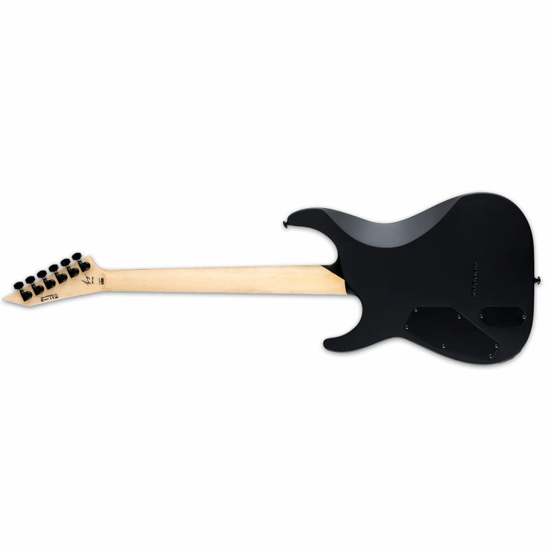 LTD Jeff Ling Signature JL-600 Electric Guitar, Satin Black, Alder Body, Macassar Ebony Fingerboard, EMG Pickups, 24 Extra-Jumbo Frets — view 2