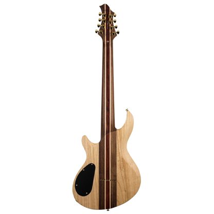 LTD Javier Reyes JR-608 Signature Guitar - 8-String, Walnut/Maple Neck, Macassar Ebony Fingerboard, Faded Blue Sunburst Finish — view 2