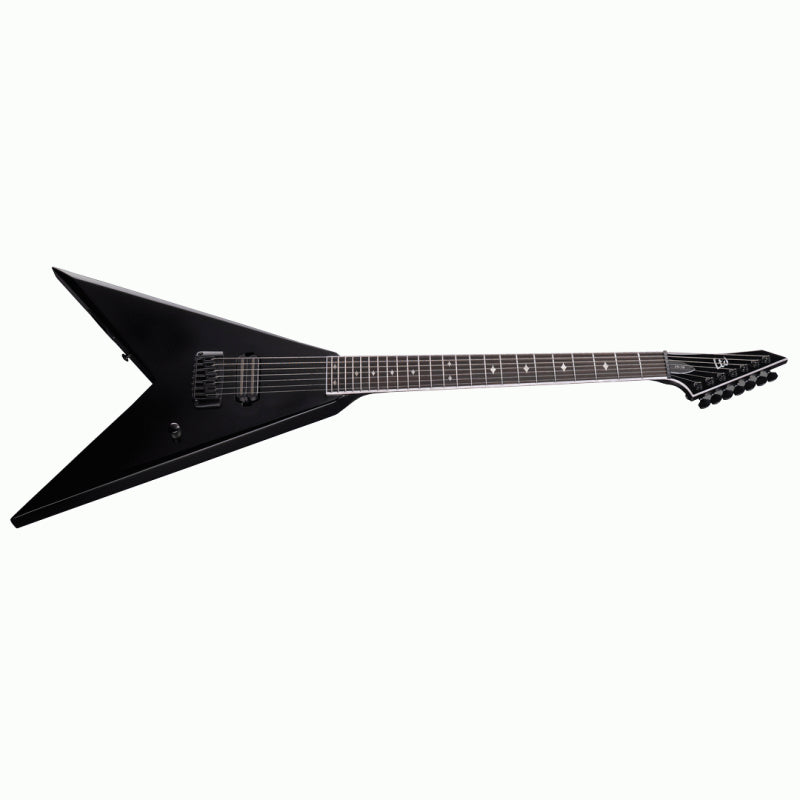 ESP LTD Jack Simmons JS-7 Baritone Guitar - Black Finish — view 3