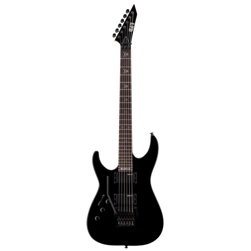LTD KH-202LH Kirk Hammett Signature Left Hand Electric Guitar Black Finish