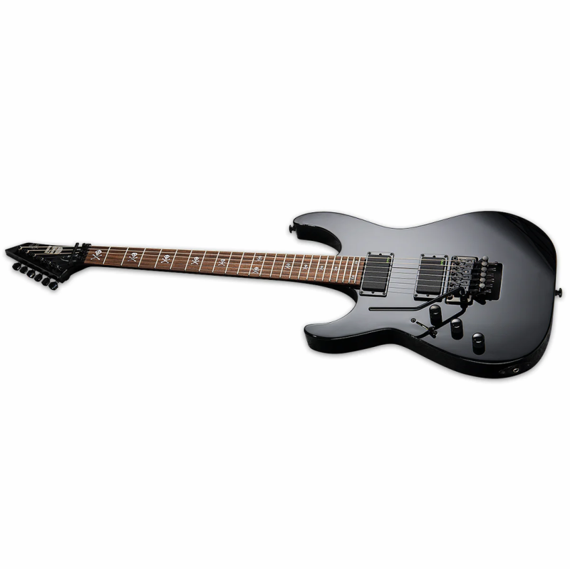 LTD KH-602LH Kirk Hammett Signature Left Handed Electric Guitar Black Finish — view 3