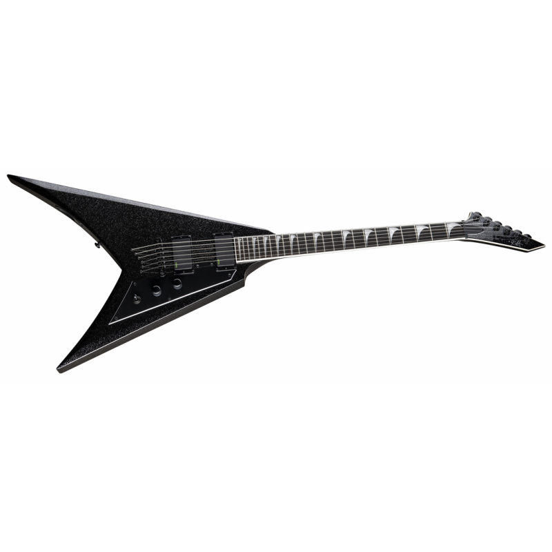 ESP LTD Kirk Hammett KH-V Black Sparkle Electric Guitar with Hardshell Case