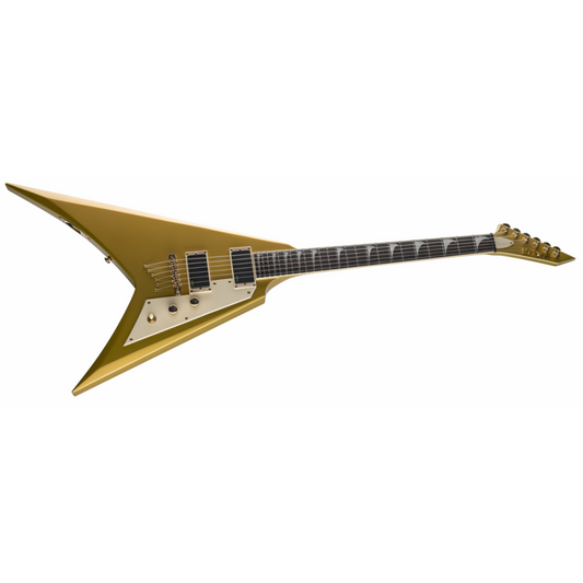 ESP LTD Kirk Hammett KH-V Gold Sparkle Electric Guitar with Case