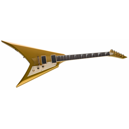 ESP LTD Kirk Hammett KH-V Gold Sparkle Electric Guitar with Case — view 2