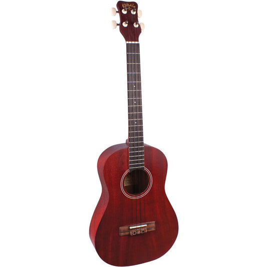 Kohala Kine'O Series Baritone Ukulele Natural Satin Finish Linden Wood 19 Frets