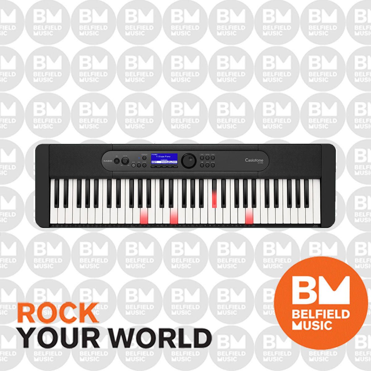 Casio LK-S450 61-Key Portable Keyboard with Touch Response, 600 Tones, 200 Rhythms, Key Lighting System, Bluetooth MIDI Capability — view 5