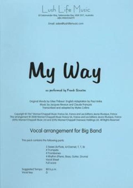 My Way Vocje Score/Parts