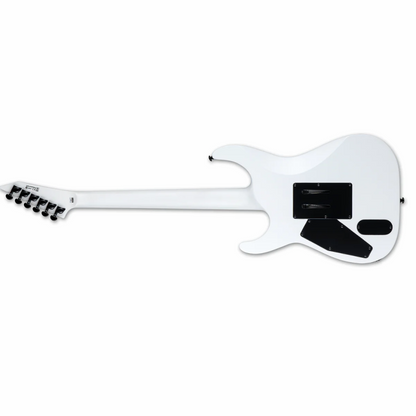 LTD M-1000 Snow White Electric Guitar with Fishman Fluence Humbuckers and Floyd Rose Bridge — view 2