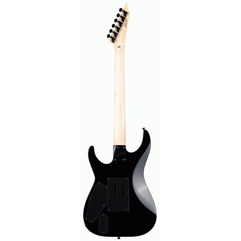ESP LTD Deluxe M-1000 Maple Black Electric Guitar with Fishman Fluence Humbuckers — view 2