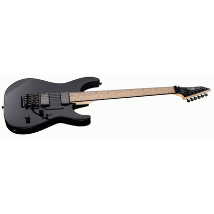 ESP LTD Deluxe M-1000 Maple Black Electric Guitar with Fishman Fluence Humbuckers — view 3