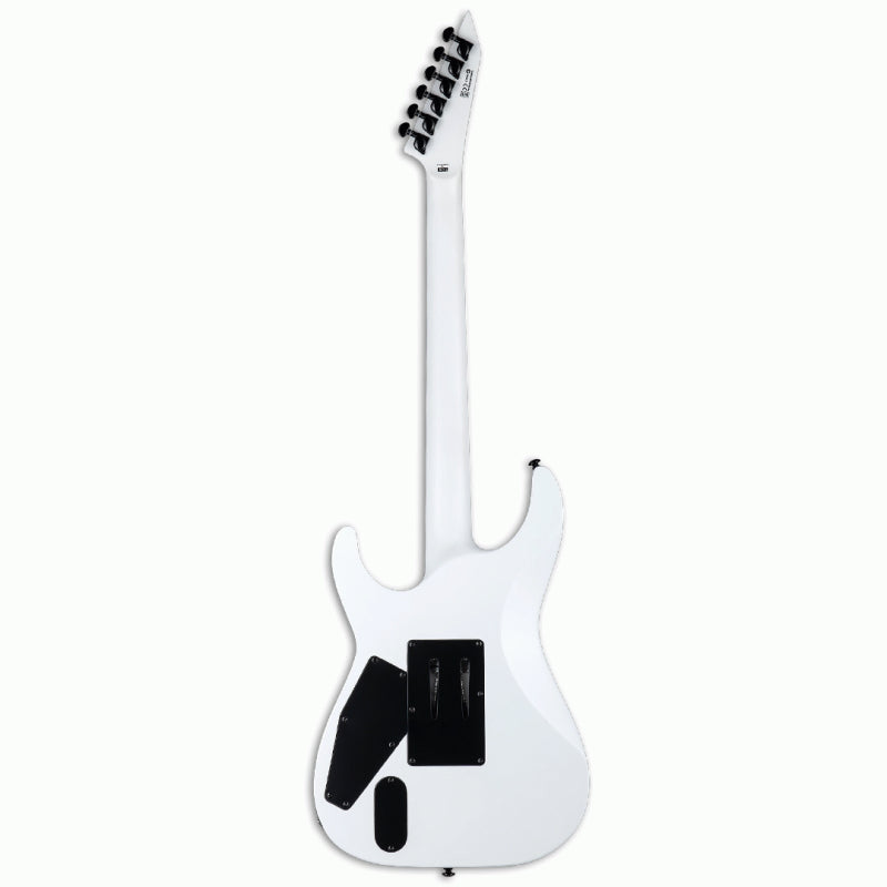 LTD M-1000 Snow White Electric Guitar with Neck-Thru Construction and Fishman Fluence Humbuckers — view 2