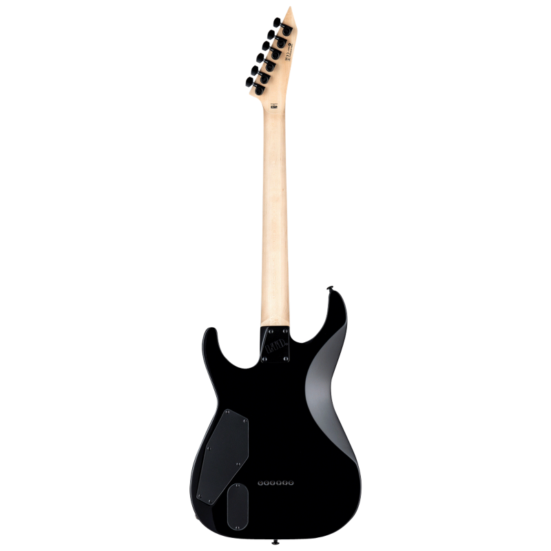 LTD M-1001NT Electric Guitar in Charcoal Burst with Quilted Maple Top and Macassar Ebony Fingerboard — view 2