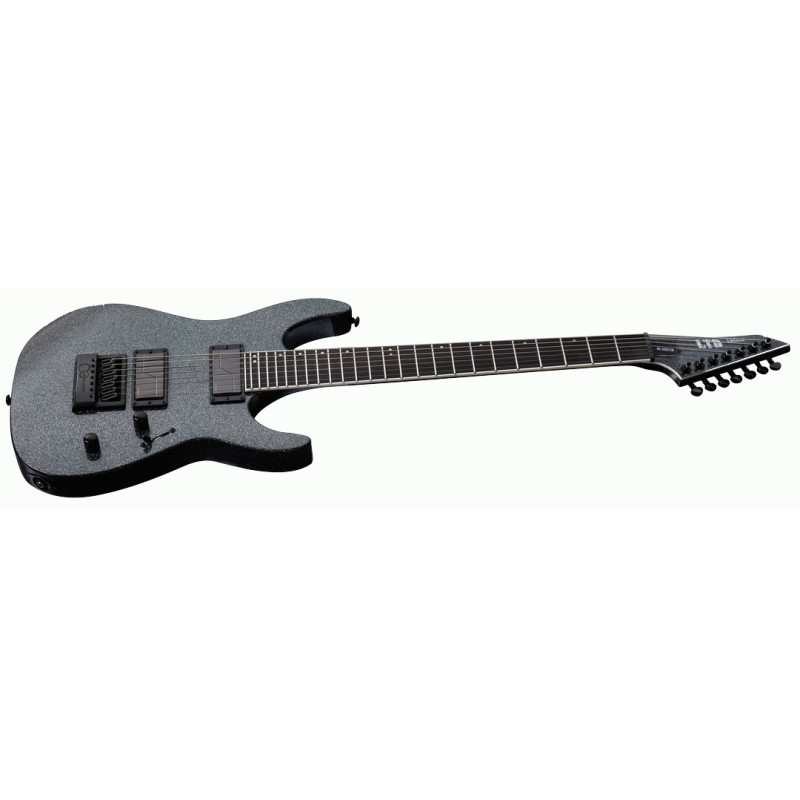 ESP LTD M-1007 Baritone EverTune Guitar in Granite Sparkle Finish — view 3