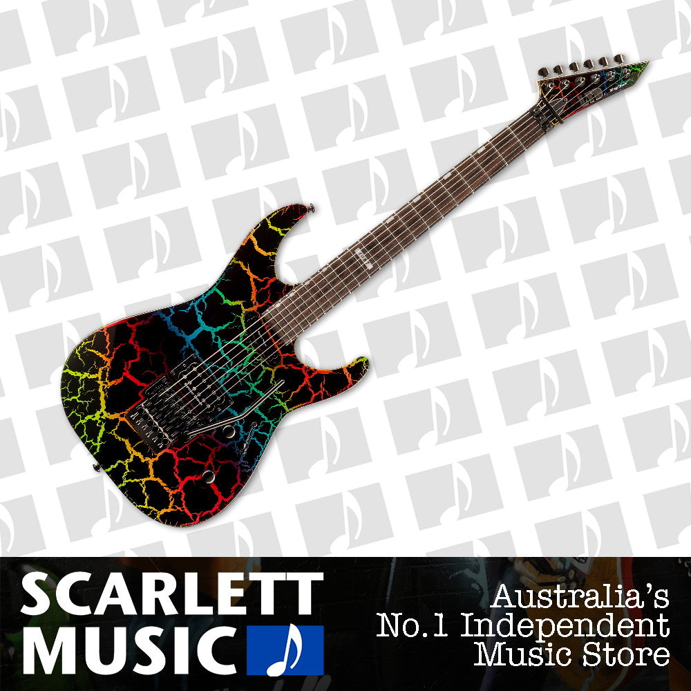 ESP LTD Mirage Customer 87' Series Electric Guitar Rainbow Crackle — view 2