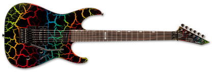ESP LTD Mirage Customer 87' Series Electric Guitar Rainbow Crackle
