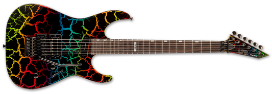 ESP LTD Mirage Customer 87' Series Electric Guitar Rainbow Crackle