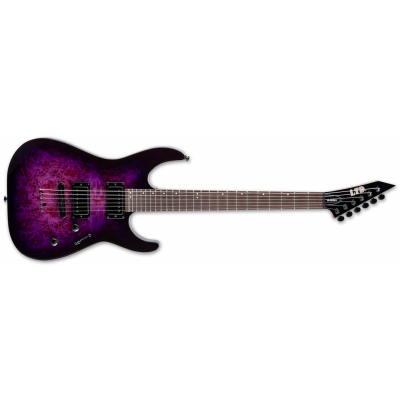 ESP LTD M-200DX NT Purple Burst Electric Guitar