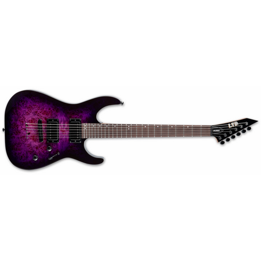 ESP LTD M-200DX NT Purple Burst Electric Guitar