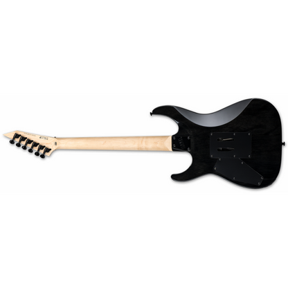 LTD M-200 FM Electric Guitar - Black Finish, Mahogany Body, Maple Neck, Roasted Jatoba Fingerboard, 24 Extra-Jumbo Frets, ESP Designed Pickups — view 2