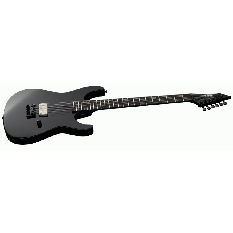 ESP LTD M-201 Baritone HT Gloss Black Guitar — view 3