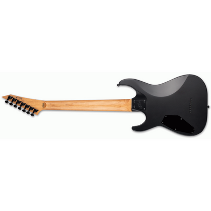 ESP LTD M-207DX Baritone Electric Guitar 27" scale roasted maple neck flamed maple top ESP LH-150 pickups — view 2