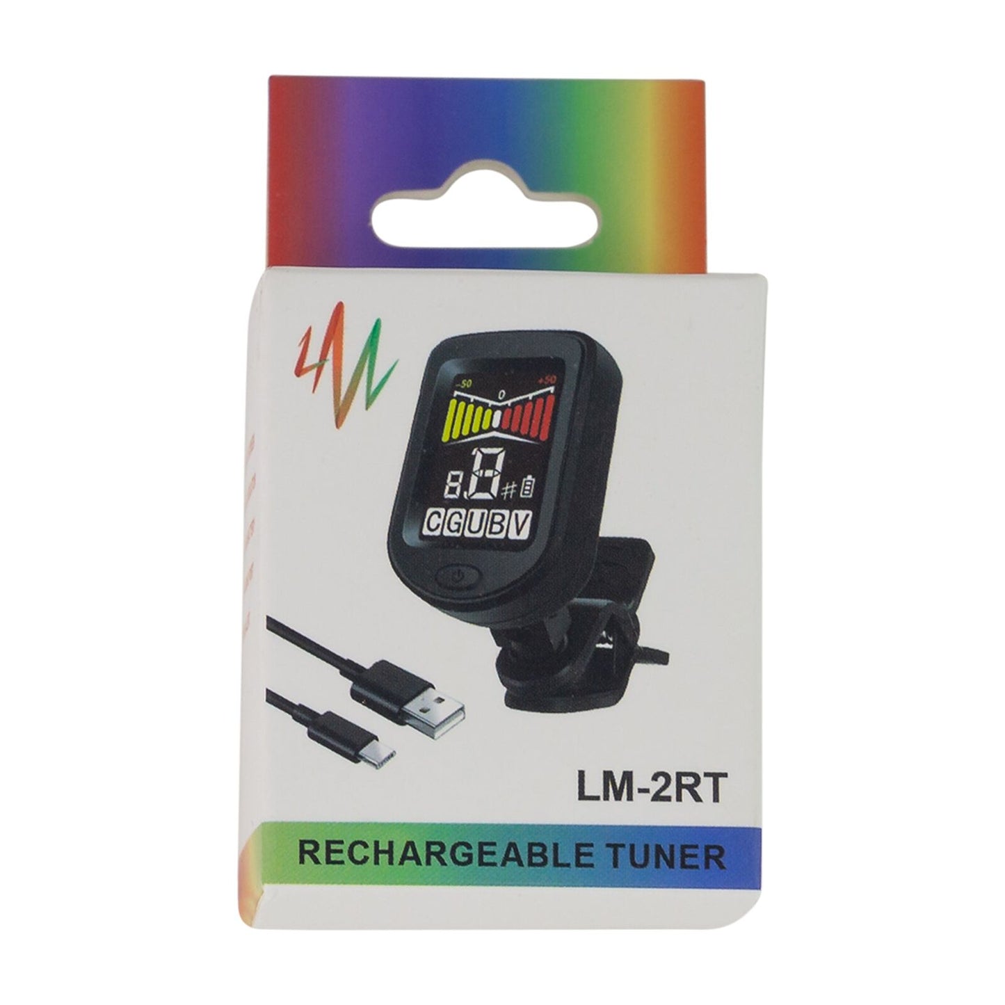 Living Music LM-2RT Rechargeable Clip-On Tuner with Color Display — view 3
