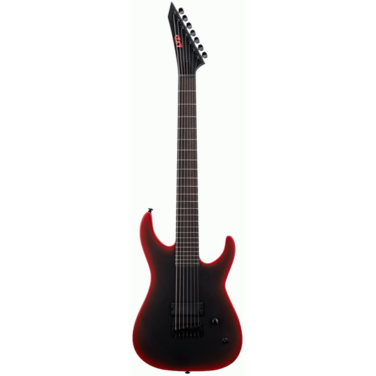 ESP LTD M7 Black Metal Red Satin Electric Guitar