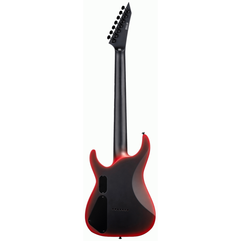 ESP LTD M7 Black Metal Red Satin Electric Guitar — view 3