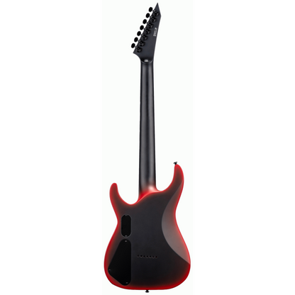 ESP LTD M7 Black Metal Red Satin Electric Guitar — view 3