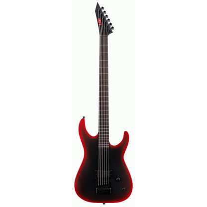 ESP LTD M BARI EVERTUNE 30" Black Metal Red Satin Guitar