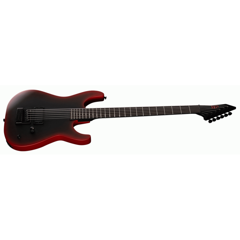 ESP LTD M BARI EVERTUNE 30" Black Metal Red Satin Guitar — view 2