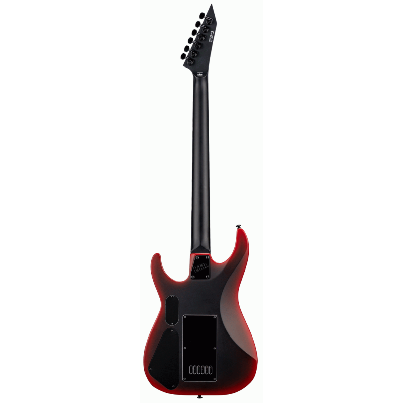 ESP LTD M BARI EVERTUNE 30" Black Metal Red Satin Guitar — view 3