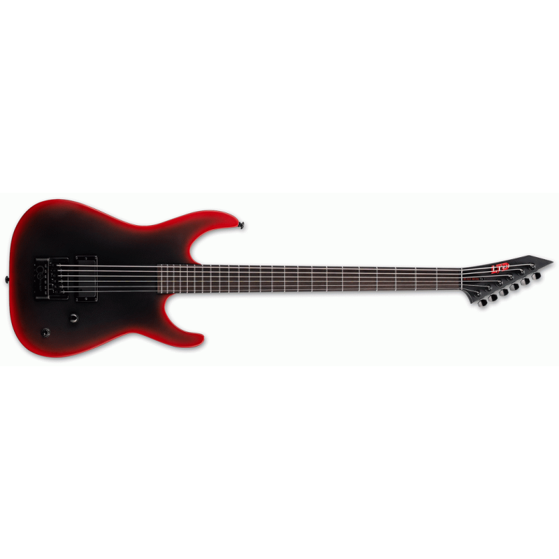 ESP LTD M BARI EVERTUNE 30" Black Metal Red Satin Guitar — view 4
