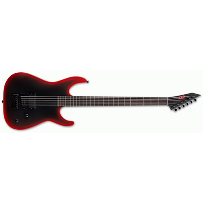 ESP LTD M BARI EVERTUNE 30" Black Metal Red Satin Guitar — view 4