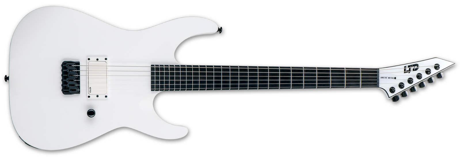 ESP LTD M-HT Arctic Metal Series Snow White Satin