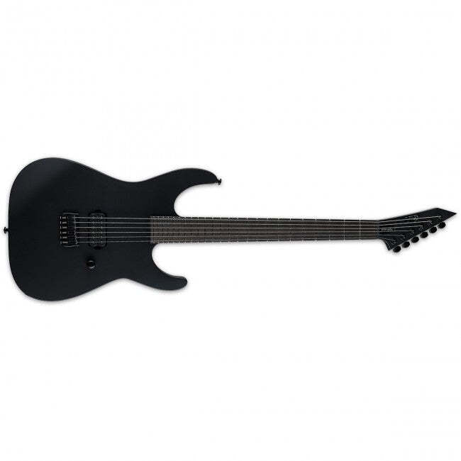 ESP LTD M-HT Black Metal Electric Guitar Black Satin w/ Duncan - LM-HTBKMBLKS