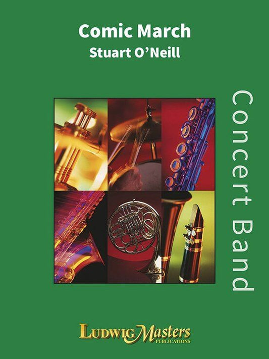 Comic March by Stuart O'Neil for Band - Score, LudwigMasters Publications, 1 Page