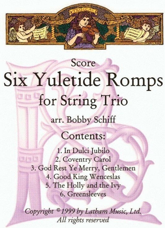 6 Yuletide Romps for String Trio by Latham Music