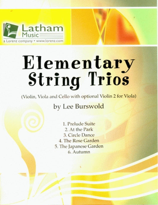 Elementary String Trios Score/Parts Book